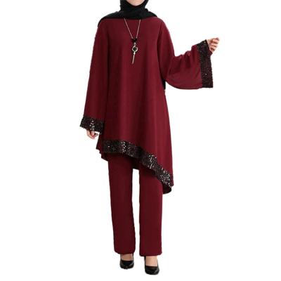 China Party Factory Direct Selling Muslim Southeast Asian Muslim Loose Temperament Plus Size Female Suit for sale