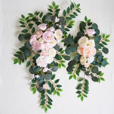 China Wedding.Home.Party.Restaurant.Bar.Hotel Artificial Flower Rose Wedding Arch Flowers Real Touch Party Birthday Layout Decoration for sale