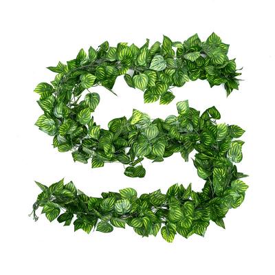 China Touch 66 Natural Grape Leaves Boston Ferns Vines Artificial Ivy Hanging Plants Hanging Decor for sale