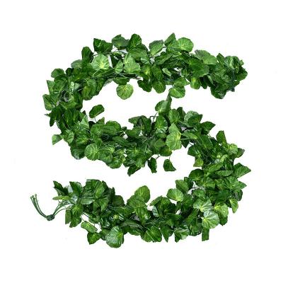 China Natural Touch 90 Color Three Dimensional Begonia Leaves Boston Ivy Artificial Hanging Vines Artificial Hanging Plant for sale