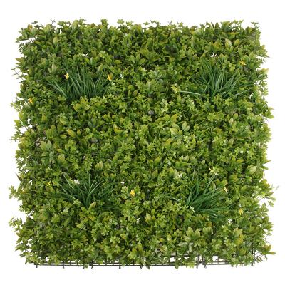 China Indor Decoration Customized Artificial Boxwood Panels Wall Artificial Green Hedge Wall Foliage Artificial Plants for sale