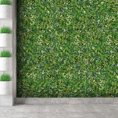 China Indor Wall Decoration Artificial Vertical Plants Fireproof Green Boxwood Panel for Garden and Home DIY for sale