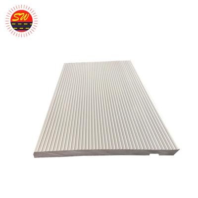 China Wall Protect Building Floor Wall Base Decorative Skirting Pvc Skirting Board Customized for sale