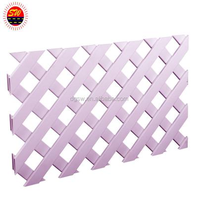 China Easily Assembled Customize Various Plastic Profiles Garden Fence, Home Decoration PVC Fence, Plastic Garden Fence for sale