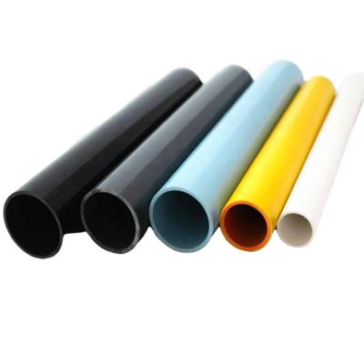 China Durable Customize Various Profiles PVC Plastic Water Hard Pipe Customized Size Colored Wholesale Hardness Tube for sale