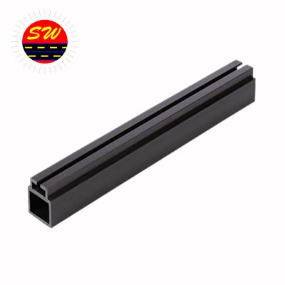 China Others Extrusion Plastic Extrusion Cold Hardness PVC/PP/PE Plastic Profile Board For Desk/Curtain Rod for sale