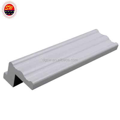 China Different shape plastic extrusion profile/ABS/PVC/PP/PC/PE/PMMA material is available customized for sale