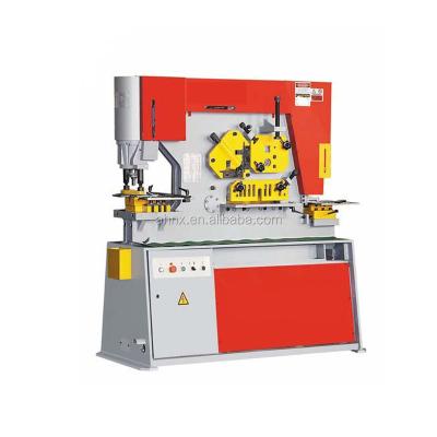 China Machinery Repair Shop Nanxia Q35Y Series 55t Hydraulic Iron Worker, Angle Steel Channel Steel Cutting Machine, High Quality Iron Square Steel Worker for sale