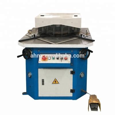 China Machinery Repairs Workshop Hydraulic Adjustable Metal Sheet Corner Angle Notching Machine for sale