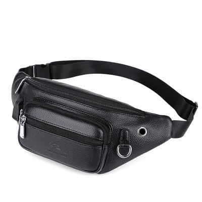 China With USB factory direct men's pockets multifunctional fashion waist bag casual cell phone bag purse for sale