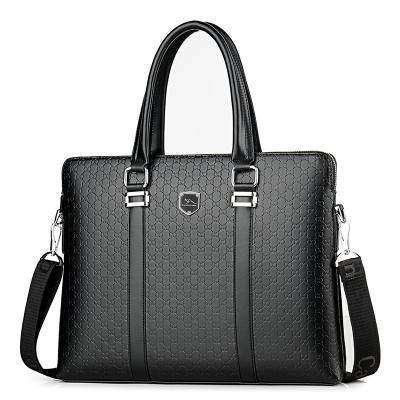 China Factory outlet high quality men bag retro PU leather handbag large capacity business laptop briefcase for sale