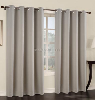 China 100% Blackout Polyester Bedroom High-Shading Blackout Curtain for sale