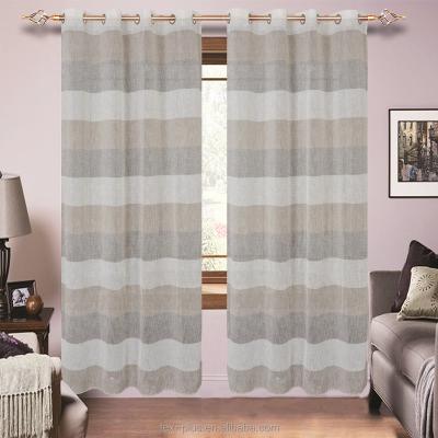 China Other Muliti Color Look Degree Color Linen Curtain For Living Room for sale