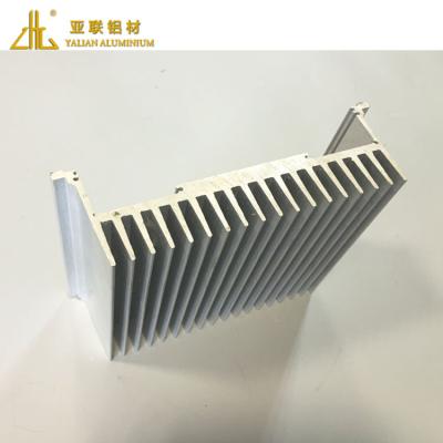 China Decorations Black Industrial Aluminum Radiator Profile Extruded Aluminum Radiator Enclosure for sale