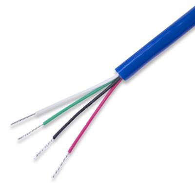 China Low Copper 4 Core Temperature Resistant Extra Blue Instrument Signal Cable For Wire Rain Sensor for sale