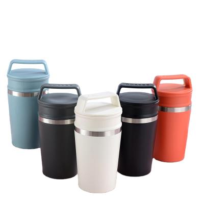 China Custom Insulated Stainless Steel Vacuum Flask Thermos Travel Mug Coffee Stainless Steel Mug With Logo for sale