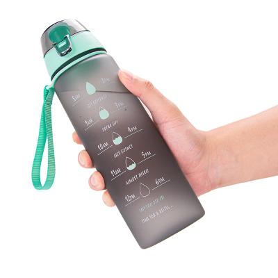 China BPA Stocked Free Water Bottle With Time Marker Ideal Gift For Fitness Or Sports And The Outdoors for sale