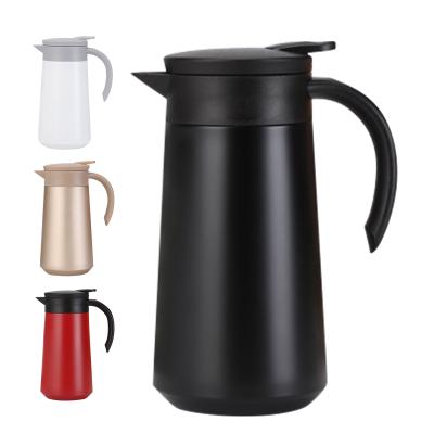 China WITH LID 800ml Thermos Coffee Pot Stainless Steel Vacuum Coffee Mocha Pot for sale