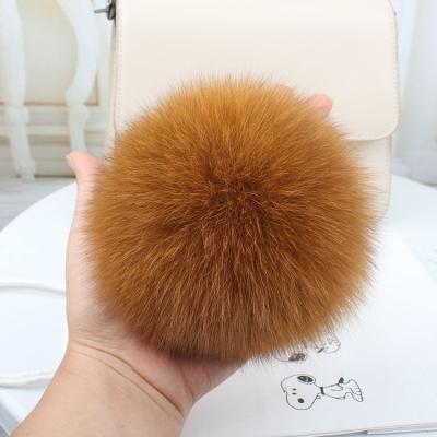 China China Factory Promotion Fox Fur Ball Toy Fur Ball Decoration KeychainReal Soft Hand Smelling Raccoon and Fox Fur for sale