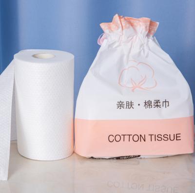 China Promotional Good Quality Comfortable Soft Blank Box Tissue Pulp Bagged Tissue Paper Roll For Daily Ues for sale