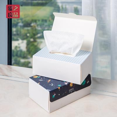 China Hot Selling White Tissue Box Tissue Cotton Nonwoven Fabric Disposable Tisue Facial Tissue Paper for sale