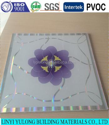 China Artistic Ceilings PVC Laminated Gypsum Ceiling Tiles PVC Panel Design for sale