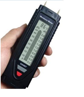 China China Manufacture Professional Digital Firewood Sensor Inductive Moisture Meter EM4807 for sale