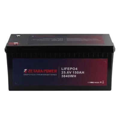 China LiFePO4 lithium Ion Battery Pack 25.6V 50ah (1280Wh) 150ah (3840kwh) with BMS for RV/Boat batteries 25.6v 50ah for sale