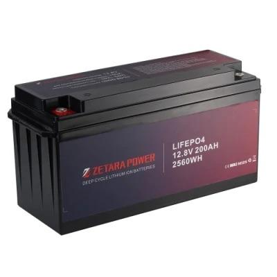 China Lithium Batteries12V50ah 100ah 200ah 300ah LiFePO4 Li Ion Batteries for Marine Carts RV and Golf Batteries 12.8v 100ah for sale