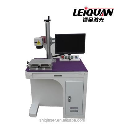 China Laser Marking Shanghai Leiquan 50w Fiber Laser With Marking Area 300x300mm for sale