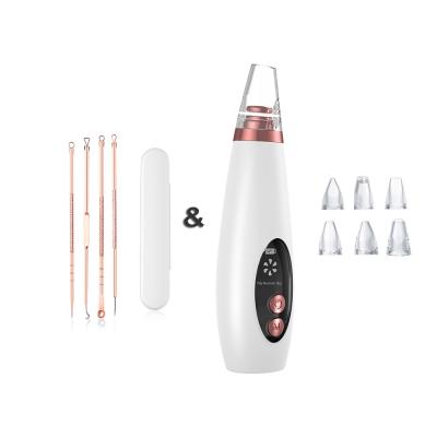 China Home Acne Treatment USB Rechargeable Acne Removal Suction Pore Vacuum Blackhead Remover for sale