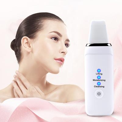 China Portable Skin Revitalizer Face Peel Peeling Beauty Dermabrasion Multifunctional Facial Machine Deep Cleansing Ultrasonic Scrubber for sale