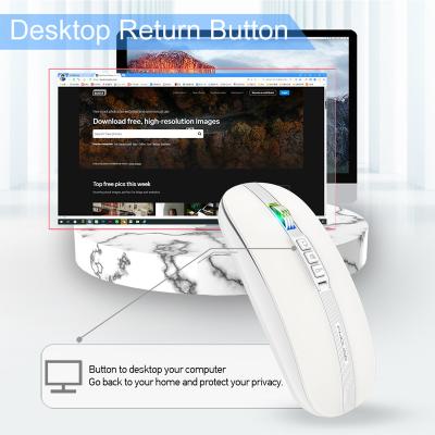 China Mini FMOUSE Wireless BT dual mode 2.4G/BT5.1 mute Mouse Mouse 2400DPI for PC notebook for sale