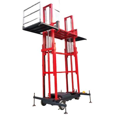 China Hotels 4 M /6 M Lifting Height Mobile Scaffolding Wall Plasterer Platform For Wall Construction Of Electric Construction Vehicles for sale