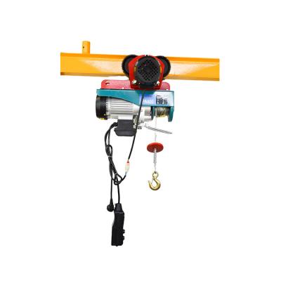 China Hotels Large Capacity Steel Small Lifting Equipment Electric Wire Rope Hoist Winch for sale