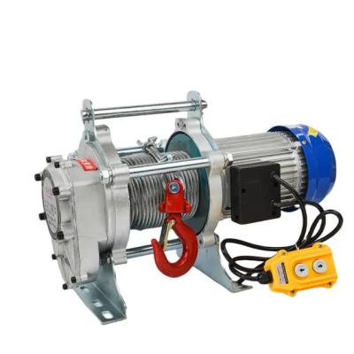 China Lifting Goods Newest hot sale 500kg Construction Winch Electric Pulley Engine Hoist With Aluminum Shell for sale