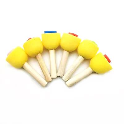 China Paint Tools High Quality Children's Paint Brush 6 Spongy Grips Sealed Sponge Graffiti Painting Tool for sale