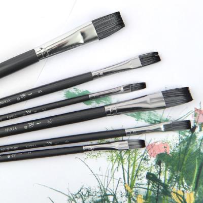 China Nylon Paint Brush Hair Artist Paint Brush Set 6pcs Paint Brush Set for Acrylic Oil Watercolor Painting Set Brush Set for sale