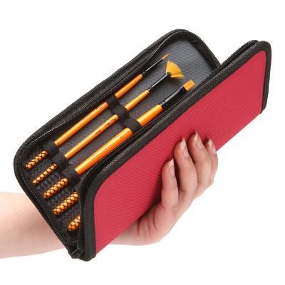 China Factory Wholesale 10 Pieces Painting Set Professional Artist Painting Brushes Set Oil Painting Artist Brush With Canvas Bag for sale