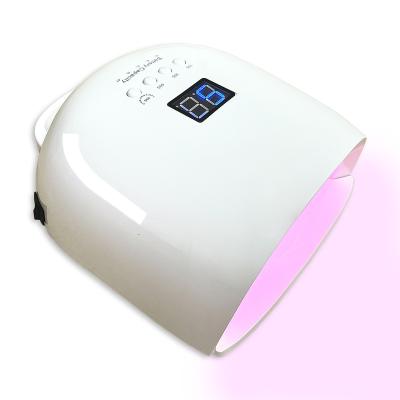 China Plastic Rechargeable UV LED Nail Lamp, 86W Fast Automatic Gel Sensor Professional Cordless Portable Nail Treatment Lamp for sale