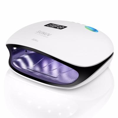 China Hot Sale LED Nail Lamp 48W Nail Lamp UV Gel Sensor UV Professional Fast Auto Curing Gel Nail Polish Curing Lamp for Nail Salon and Home for sale