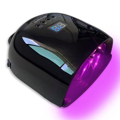 China New Radio LED Gel Professional Portable Rechargeable UV Nail Lamp 86W Sensor 4 Modes Fast Curing Smart Nail UV Light for sale