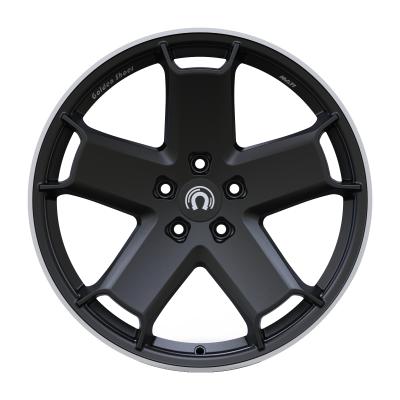 China ALLOY Version Black Aluminum Alloy Wheels Rims Luxury Passenger 22 Inch Chrome Car Rims for sale