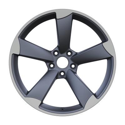 China ALLOY Manufacturers Classic 5 Hole Gray Simple Design Rims Car 20 Inch Alloy Wheel Car Rims for sale