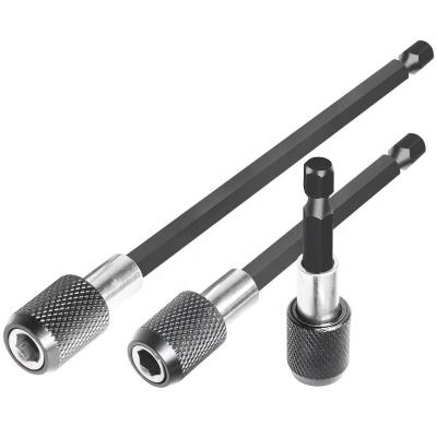 China For Drill 6mm 60-150mm Hex Shank Extension Screw Electric Drill Tip Drill Screw Tool Bit Holder Quick Release Conversion Post for sale