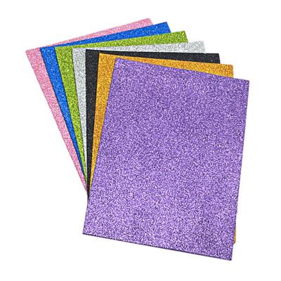 China Others Cheap Glitter Cards Shinny Purple Glitter Gift Paper for sale