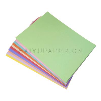 China Best Selling 120GSM Anticurl 100 Sheets A4 Color Craft Ivory Colored Card Printing Paper for sale