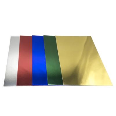 China Gold Waterproof Mirror Fashion Cardboard and Paper Metallization for sale