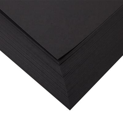 China Recycled Materials Amazon Supplier Hot Sale 300gsm Black Core Board Paper for sale