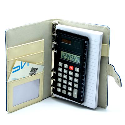 China Multi Function Hardcover Organizer Notebook With 8 Digits Show Calculator For Office Businessman for sale